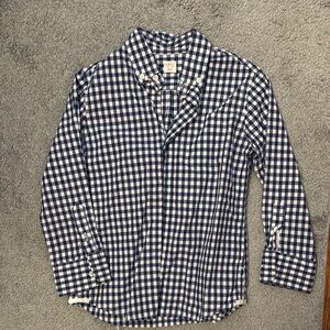 Boys Blue Checkered Shirt
